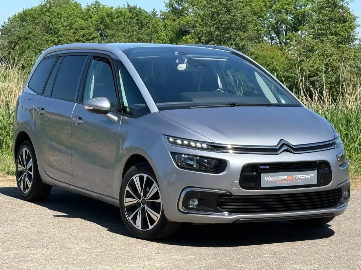 Citroen Grand C4 Picasso 1.2 PureTech Shine 7pers Automaat - Gris Artense - Срібний - 2