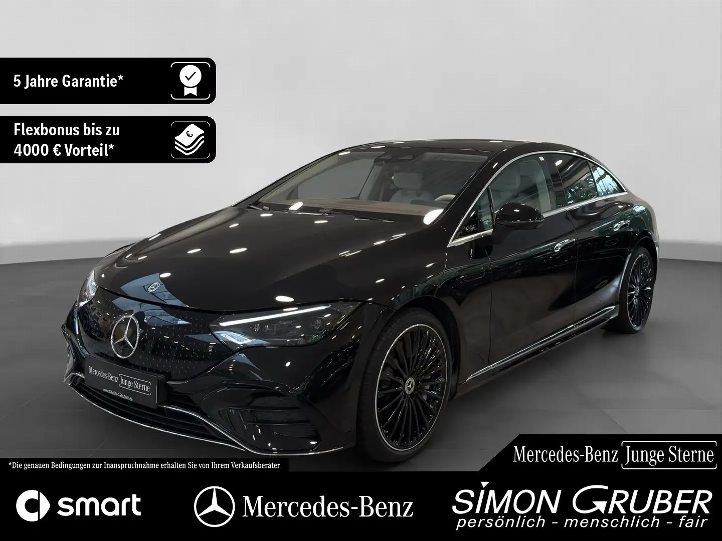 Mercedes-Benz EQE 350 + Edition AMG Airmatic HAL AHK Mod 2025 Negro - 1