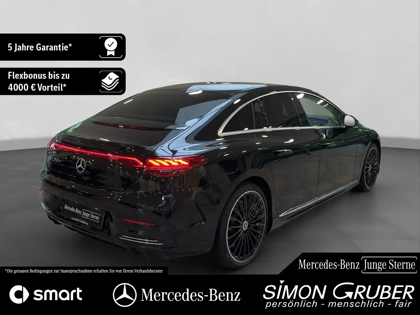 Mercedes-Benz EQE 350 + Edition AMG Airmatic HAL AHK Mod 2025 Zwart - 2