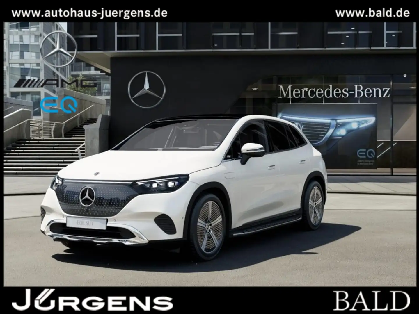 Mercedes-Benz EQE SUV EQE 350 4M SUV ElectricArt/Pano/Burm/AHK/Distr Weiß - 1