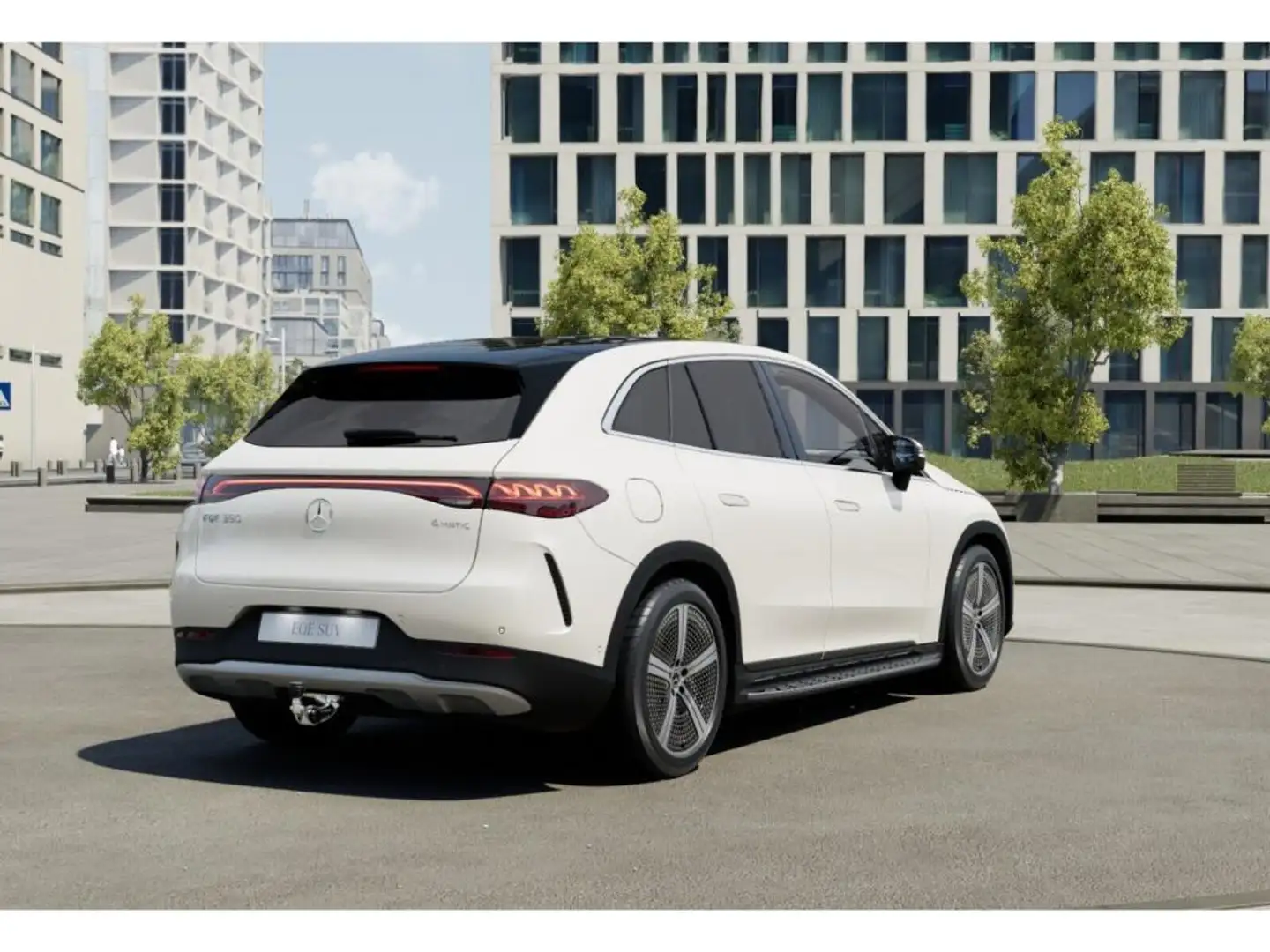 Mercedes-Benz EQE SUV EQE 350 4M SUV ElectricArt/Pano/Burm/AHK/Distr Weiß - 2