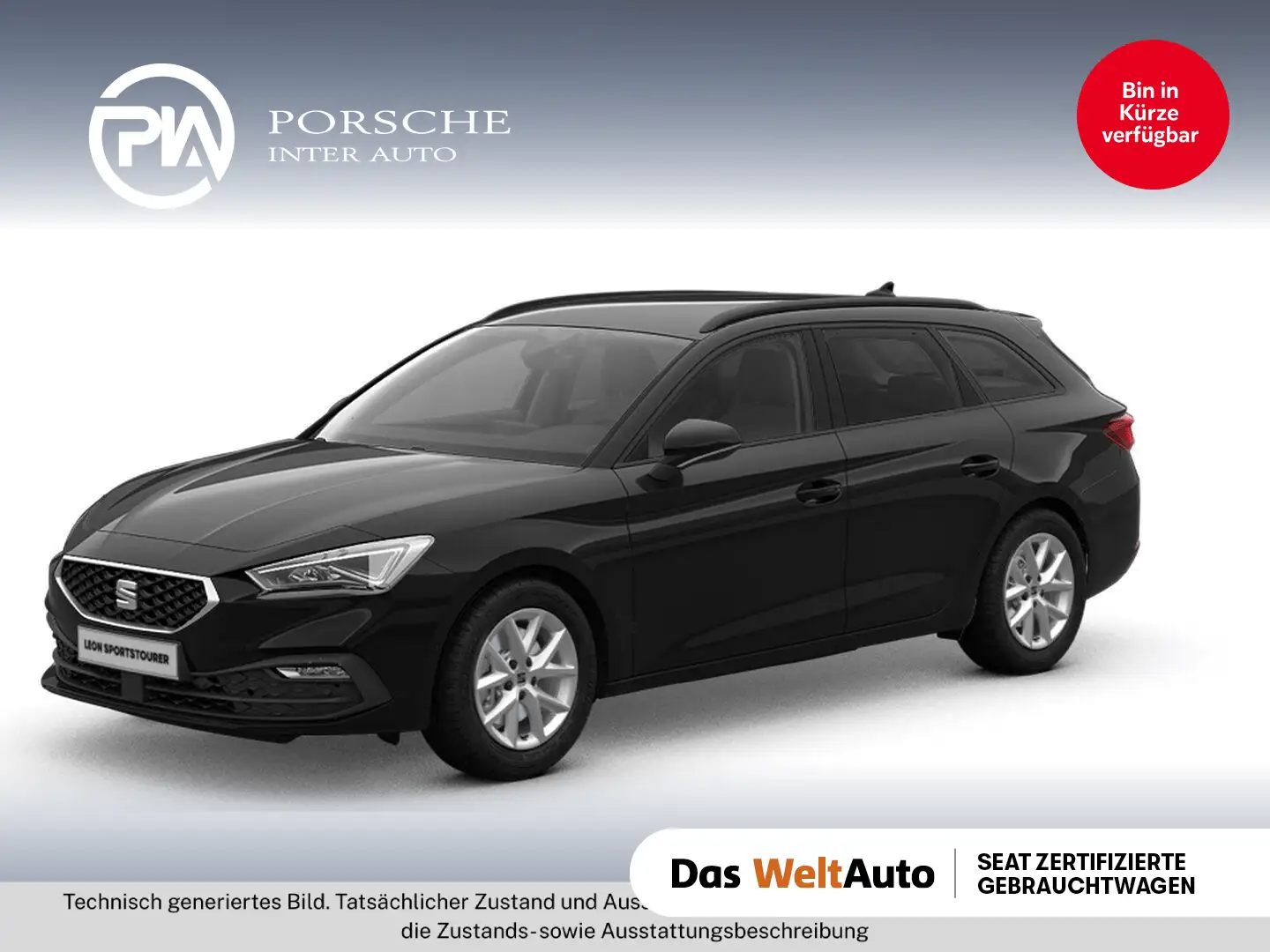 SEAT Leon Style Edition 1.5 eTSI DSG Schwarz - 1