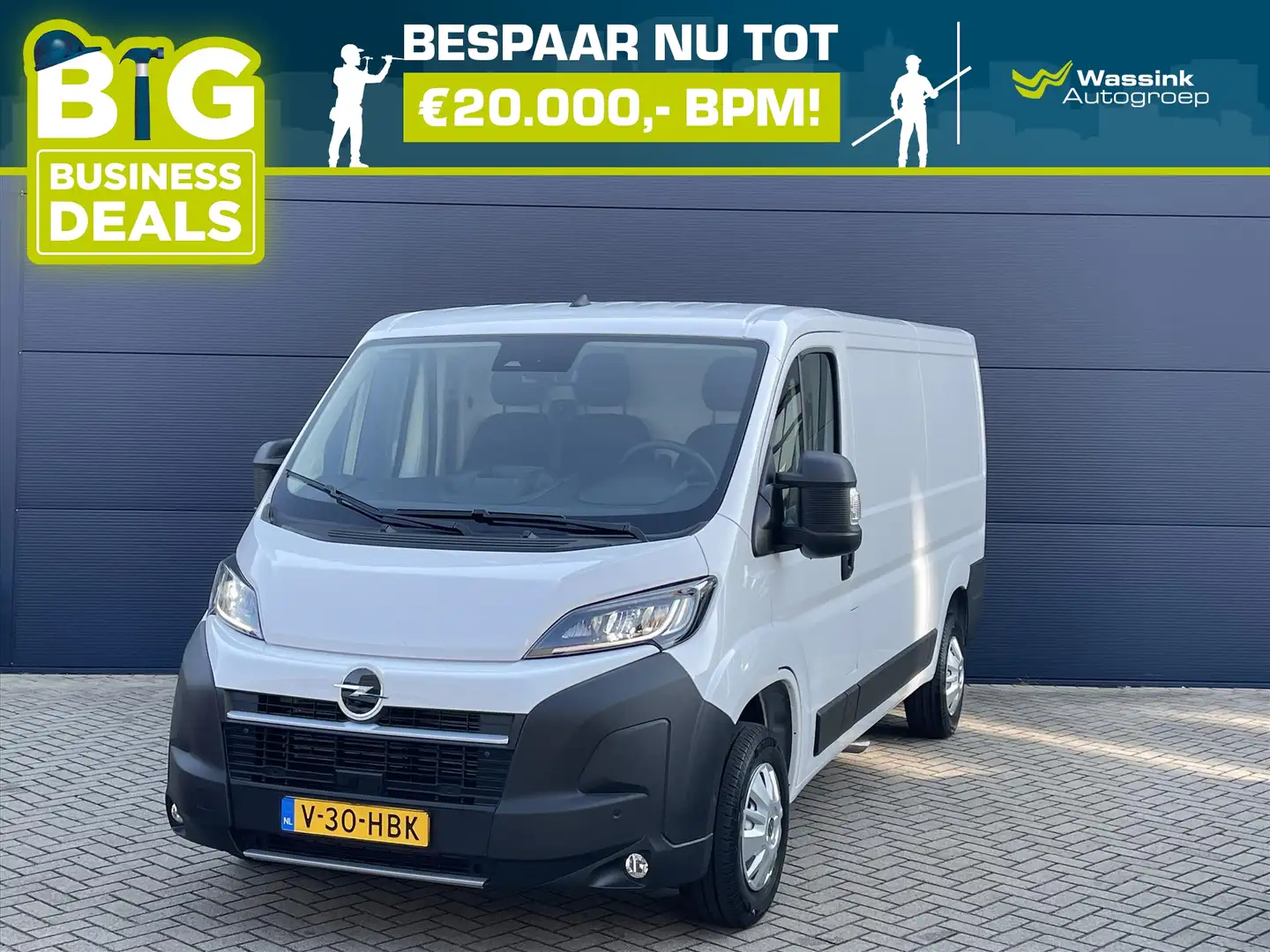 Opel Movano GB 2.2 D 120pk L2H1 | Camera | Trekhaak | Parkeers Wit - 1