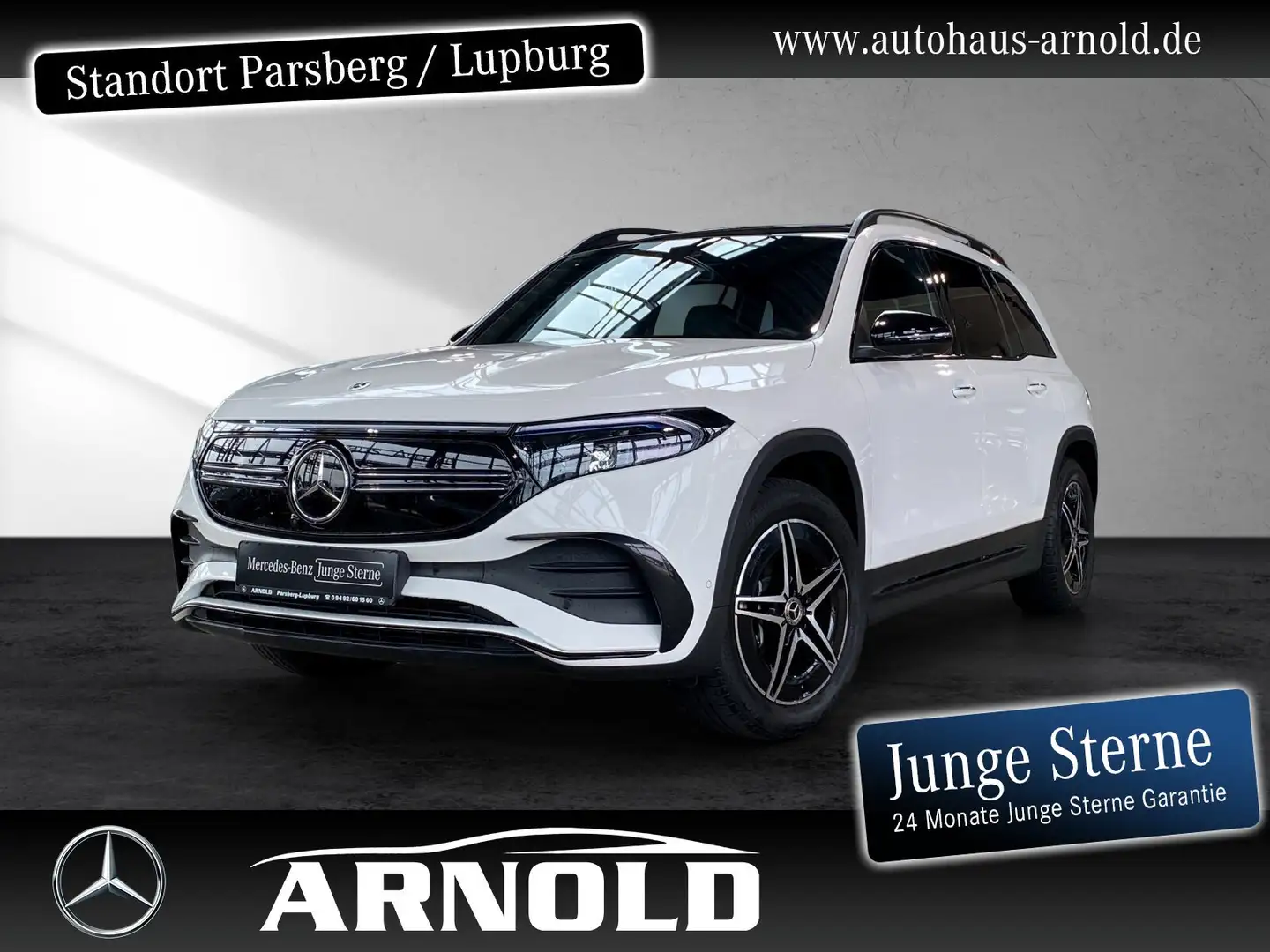Mercedes-Benz EQB 300 EQB 300 4M AMG Line Night Fahrass-P. 360° Pano Weiß - 1
