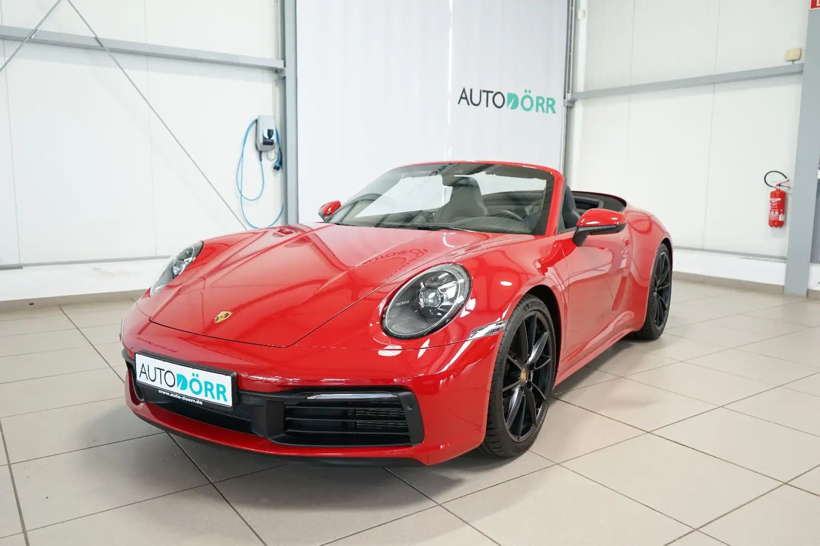 Porsche 992 /911 Carrera 4S Cabriolet Luftfederung+360° Rot - 1
