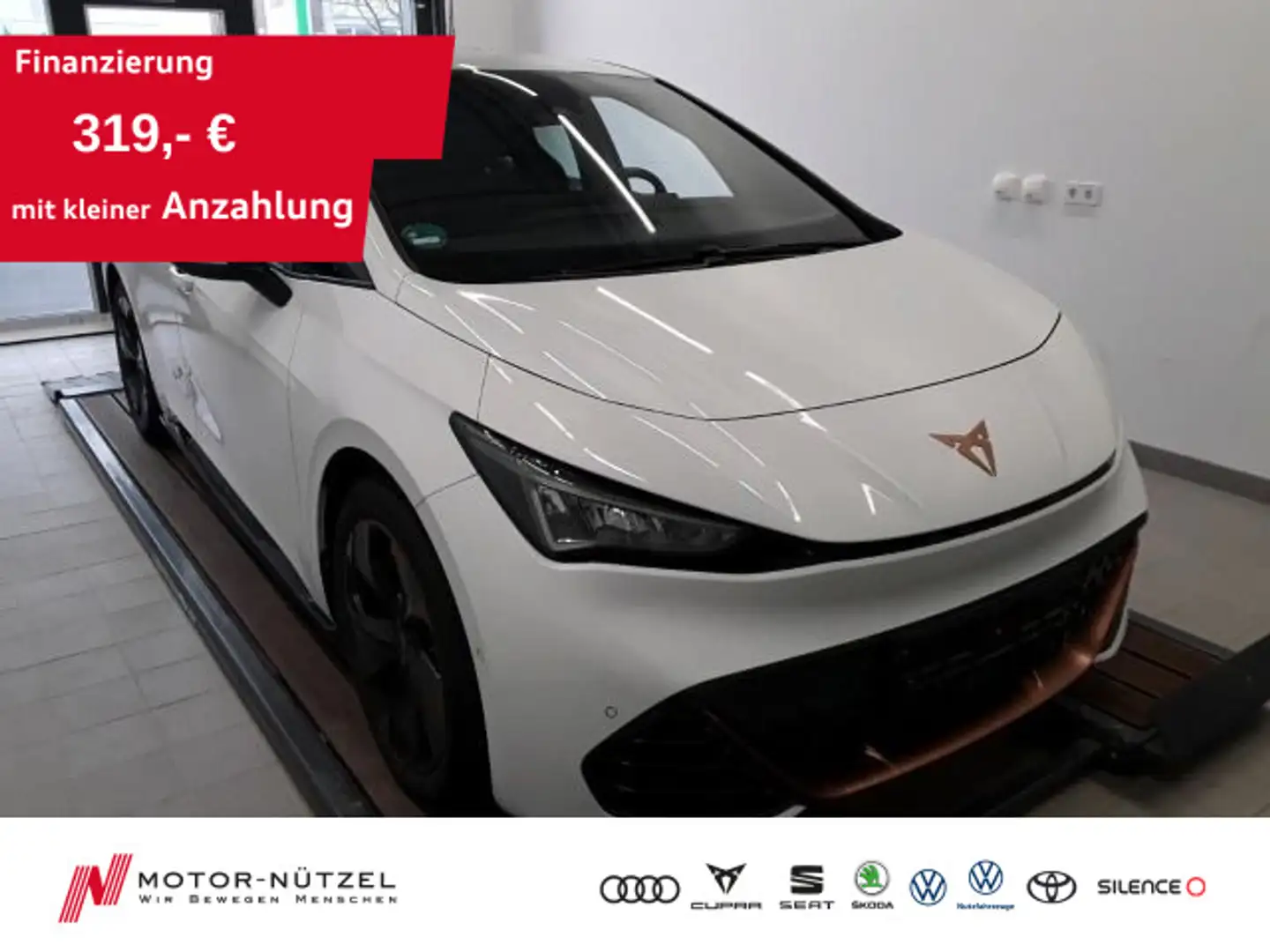 CUPRA Born 150kw (62kWh) LED+NAV+ACC+SHZ+DAB+19Z.ALU Weiß - 1