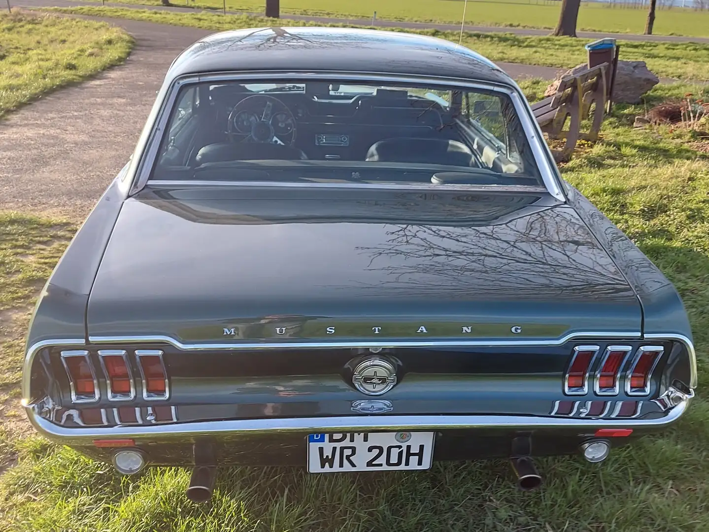 Oldtimer Ford Mustang Coupe C-Code Groen - 2