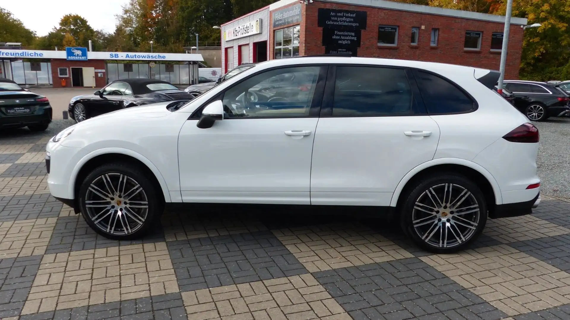 Porsche Cayenne Diesel Pano 21Zoll PDLS Weiß - 2