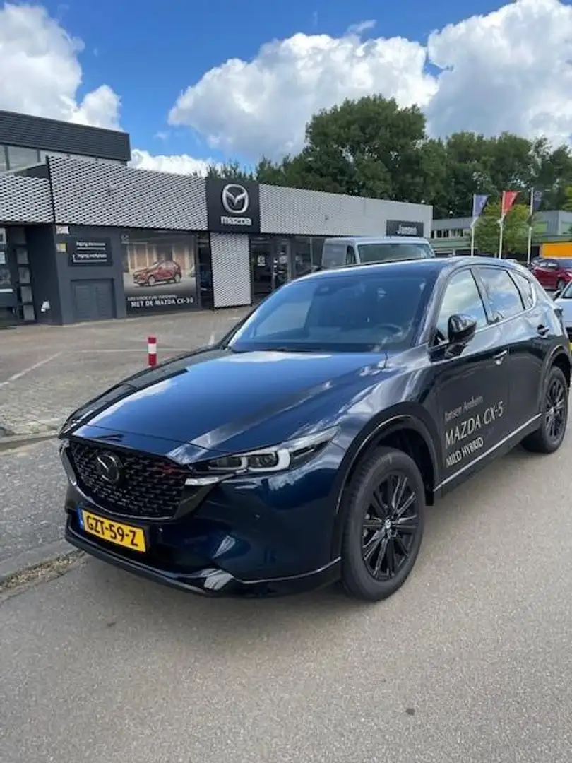 Mazda CX-5 2.0 e-SkyActiv-G M Hybrid 165 Homura & comfort pac Blauw - 2