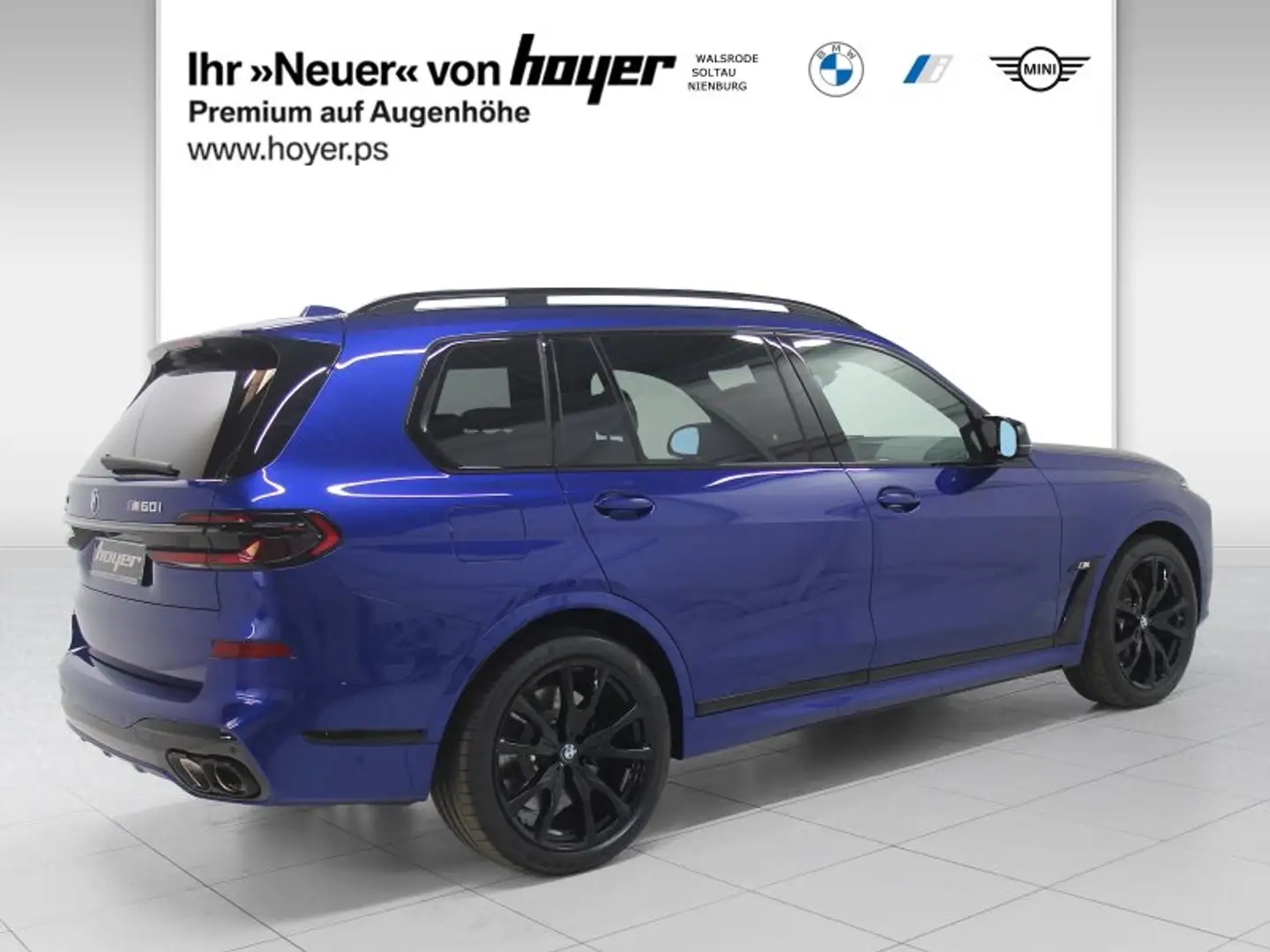BMW X7 M60i xDrive Exclusiv Paket & Comfort Paket Blau - 2