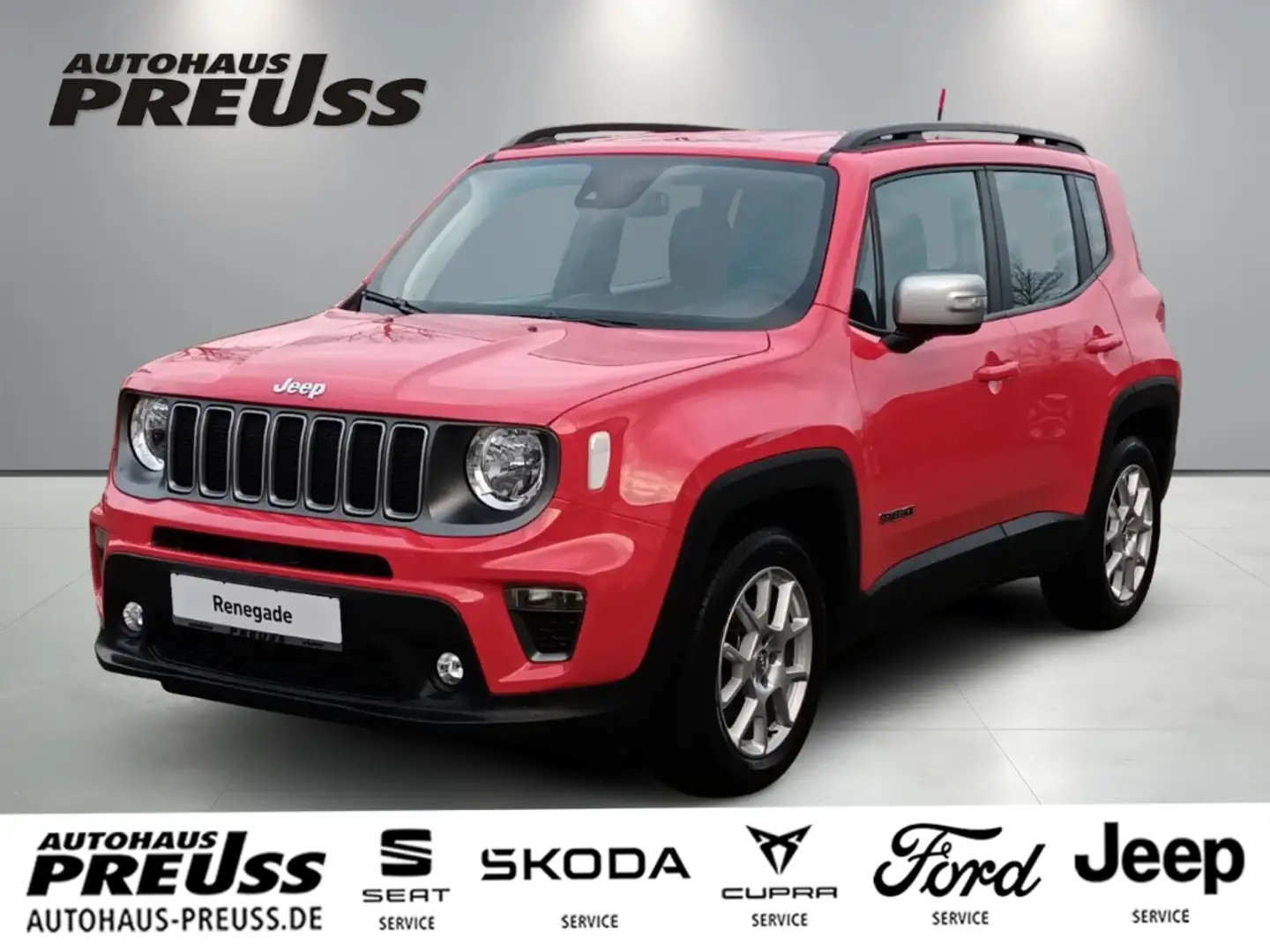 Jeep Renegade Limited Mild-Hybrid 1.5 Automatik Rot - 1