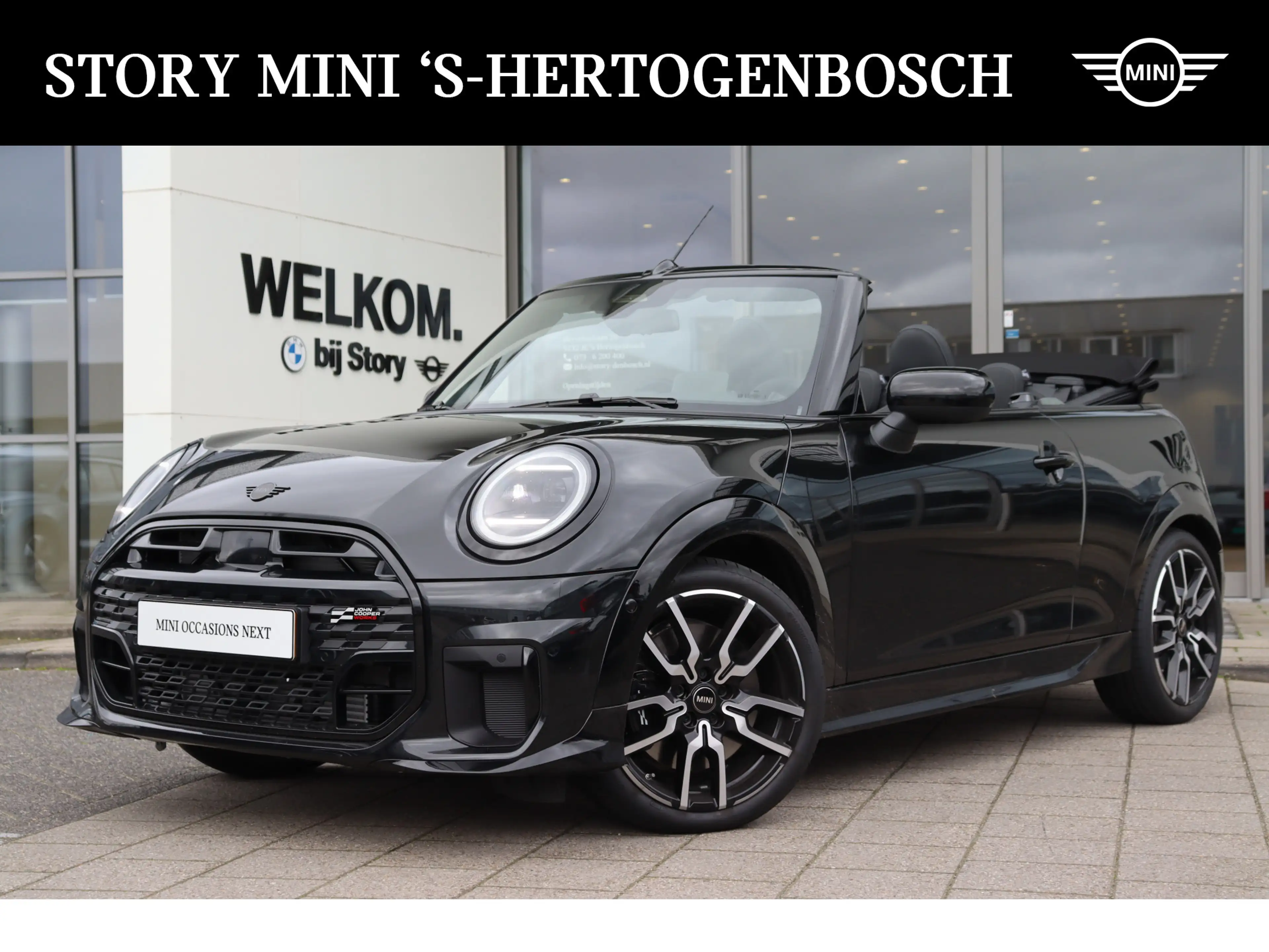 MINI Cooper C Cabrio Automaat / John Cooper Works / Pakket M / 18" JCW
