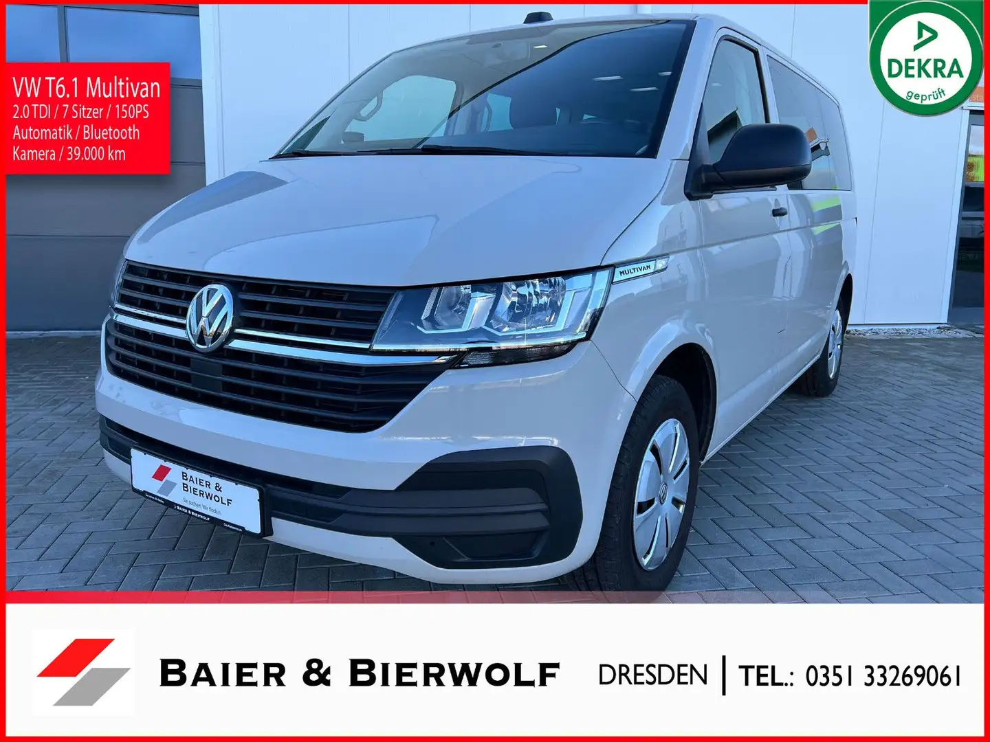 Volkswagen T6 Multivan T6.1 Multivan FWD DSG AHK SWA SH 150PS Kamera Gris - 1