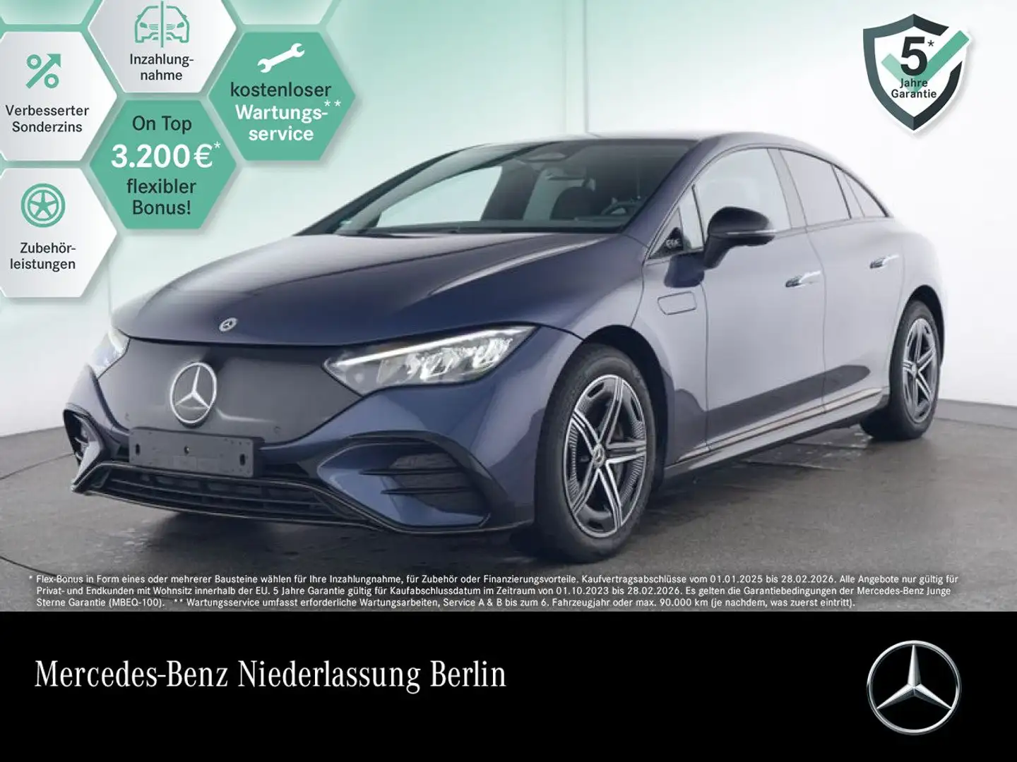 Mercedes-Benz EQE 300 AMG Distr. LED Kamera Spurhalt-Ass Memory Azul - 1