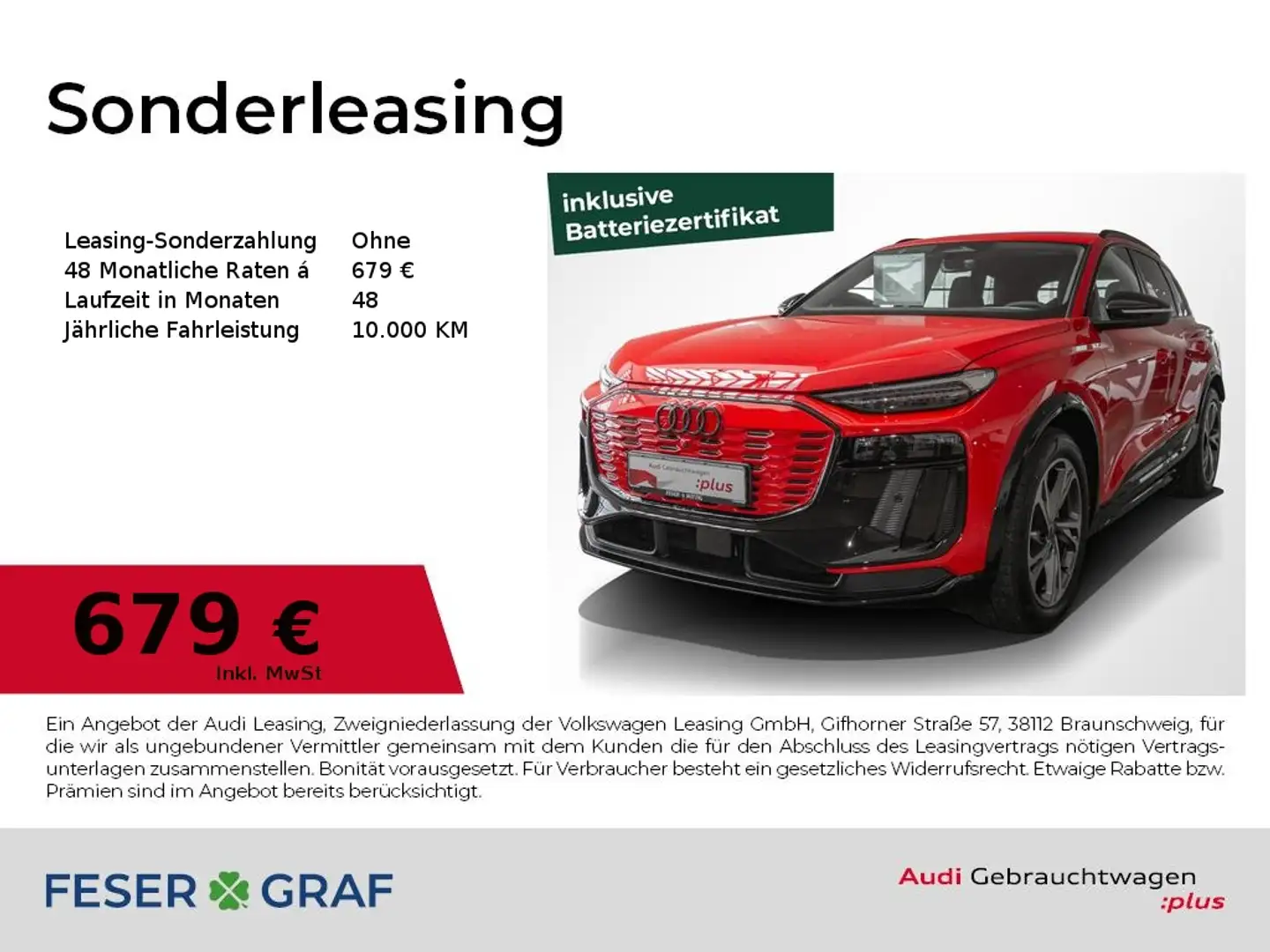 Audi Q6 e-tron e-tron performance,Matrix,Pano,AZV,B&O Rot - 1