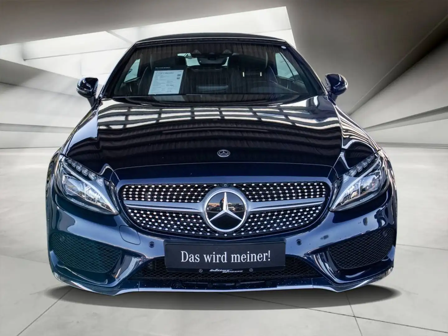 Mercedes-Benz C 250 AMG Line+LED+HUD+Distronic+Airm.+Burmester Kék - 2