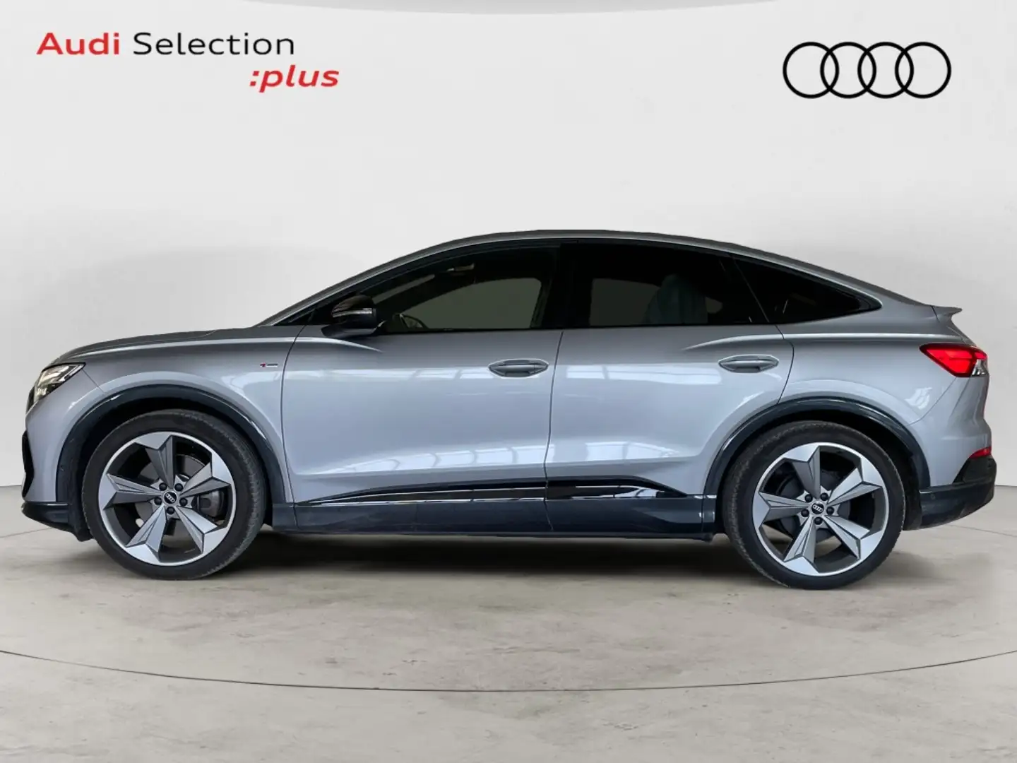 Audi Q4 e-tron Sportback 40 Black Line 82KWh Argent - 2