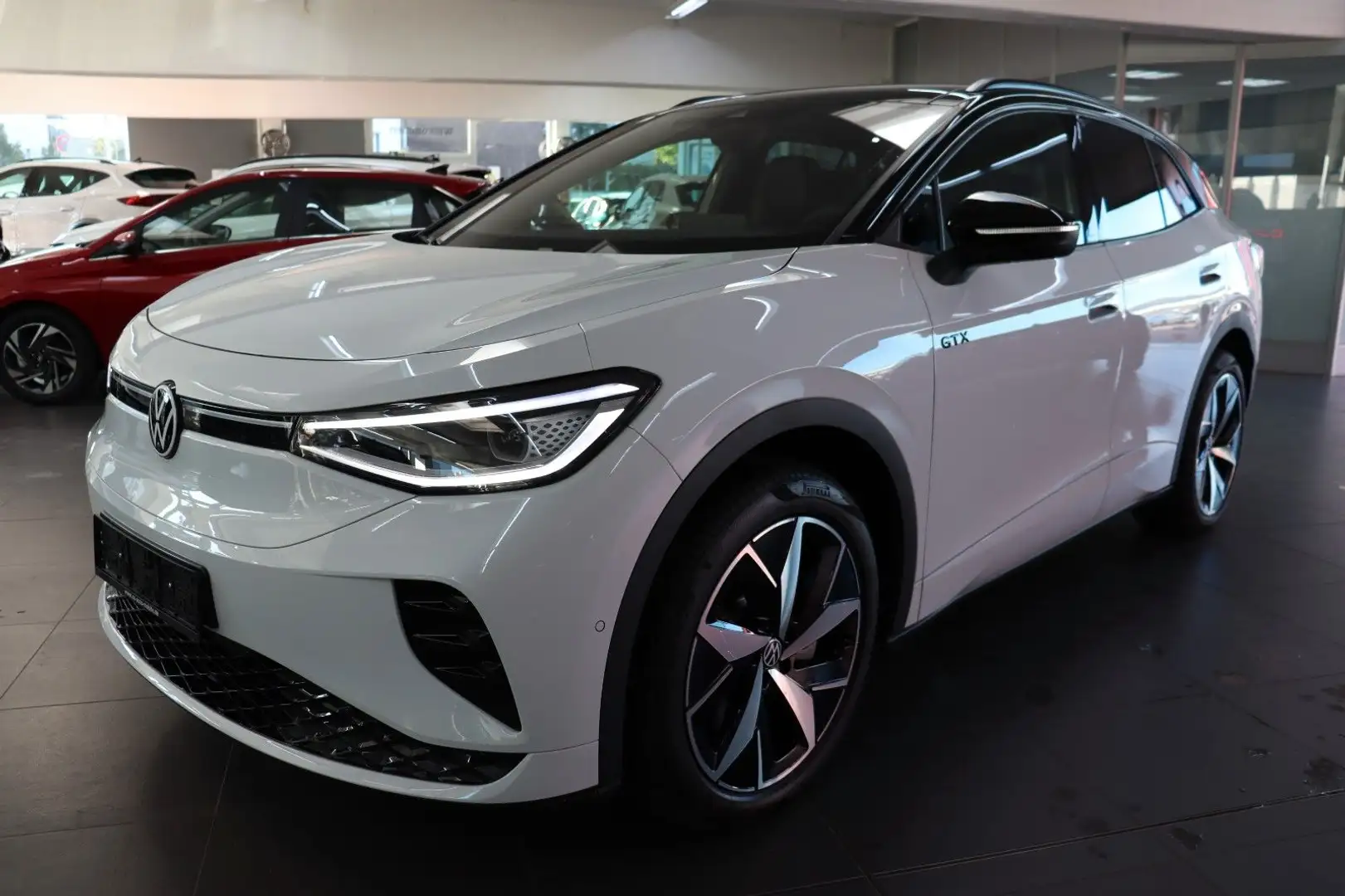 Volkswagen ID.4 220 kW GTX HUD Pano Wärmep. 360 SOFORT Weiß - 1