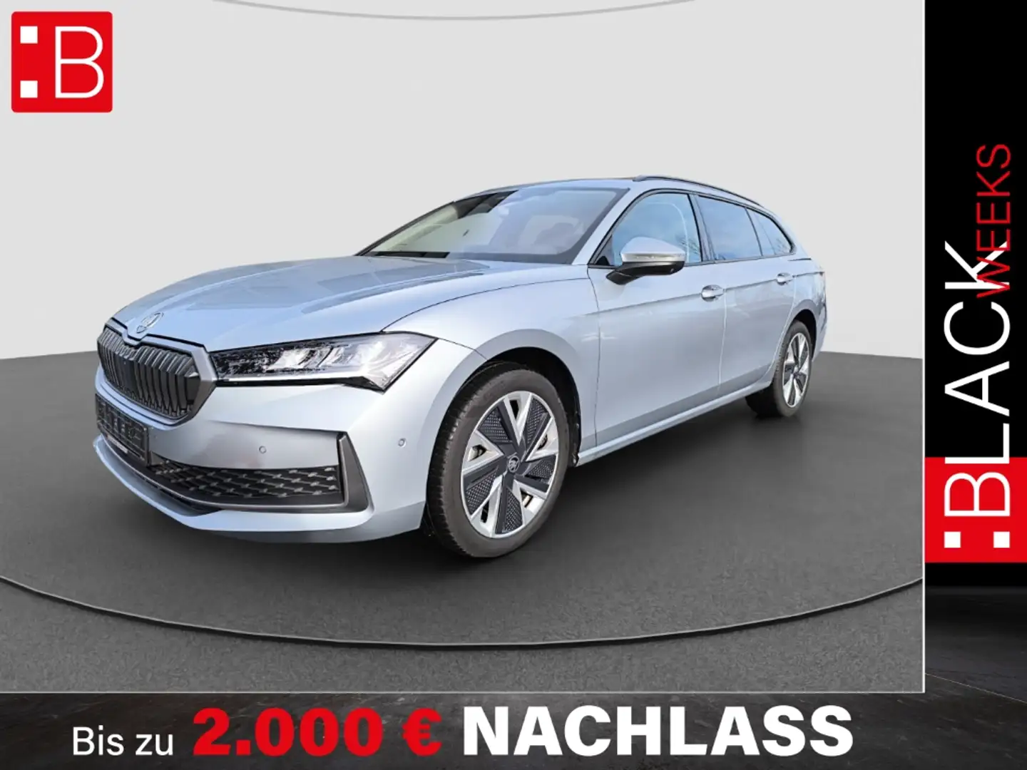 Skoda Superb Combi 2.0 TDI DSG Selection eHECK ACC PDC SH LED Silber - 1