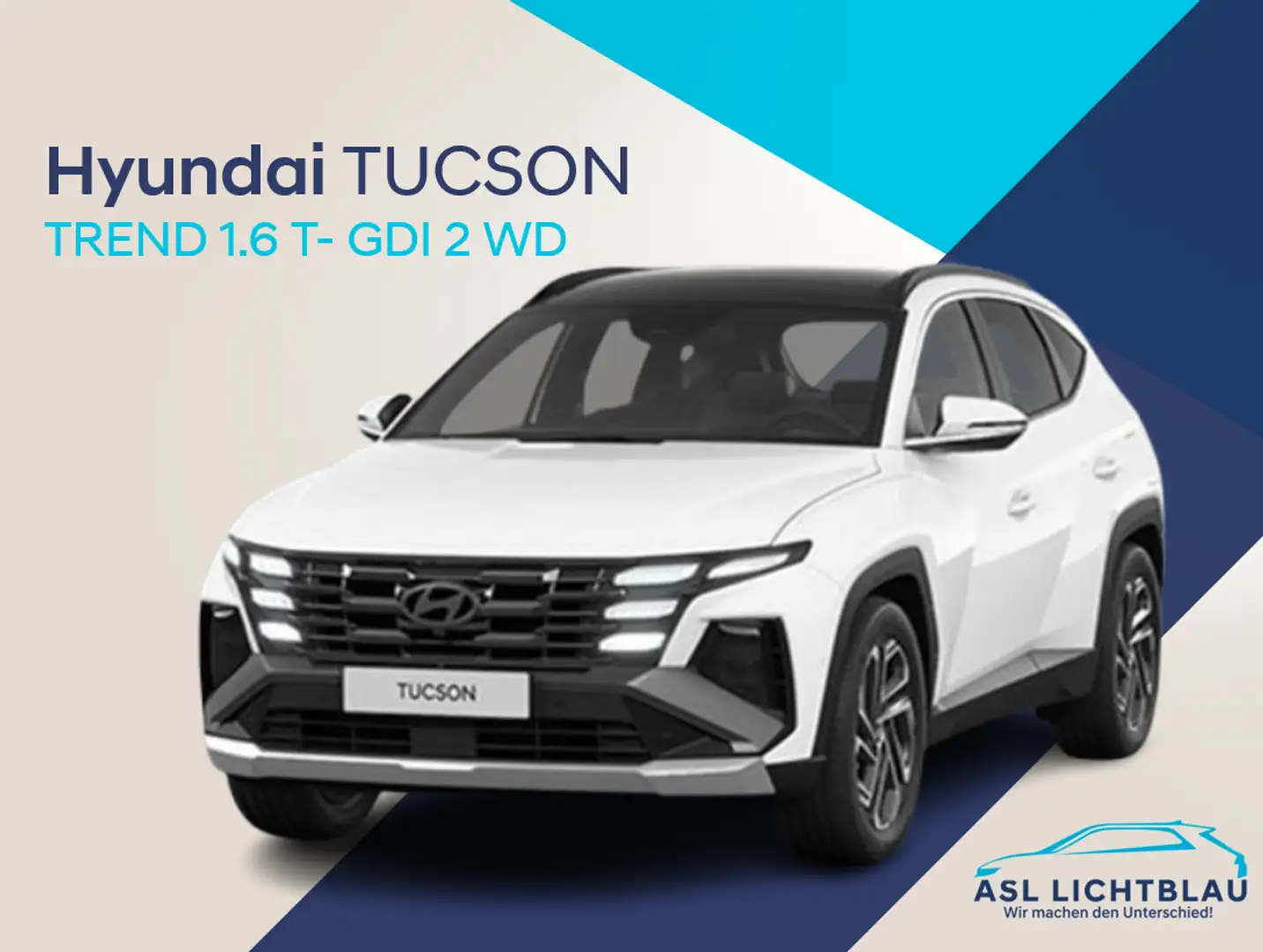 Hyundai TUCSON FL 1.6 T-GDI Trend Weiß - 1