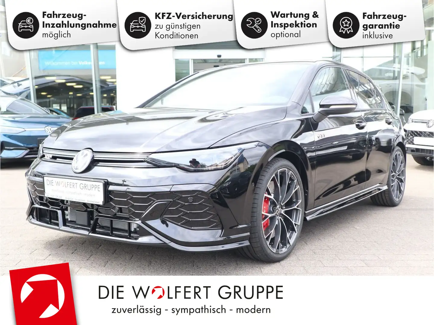 Volkswagen Golf GTI Clubsport 2,0 l TSI OPF (300 PS) DSG *P Schwarz - 1