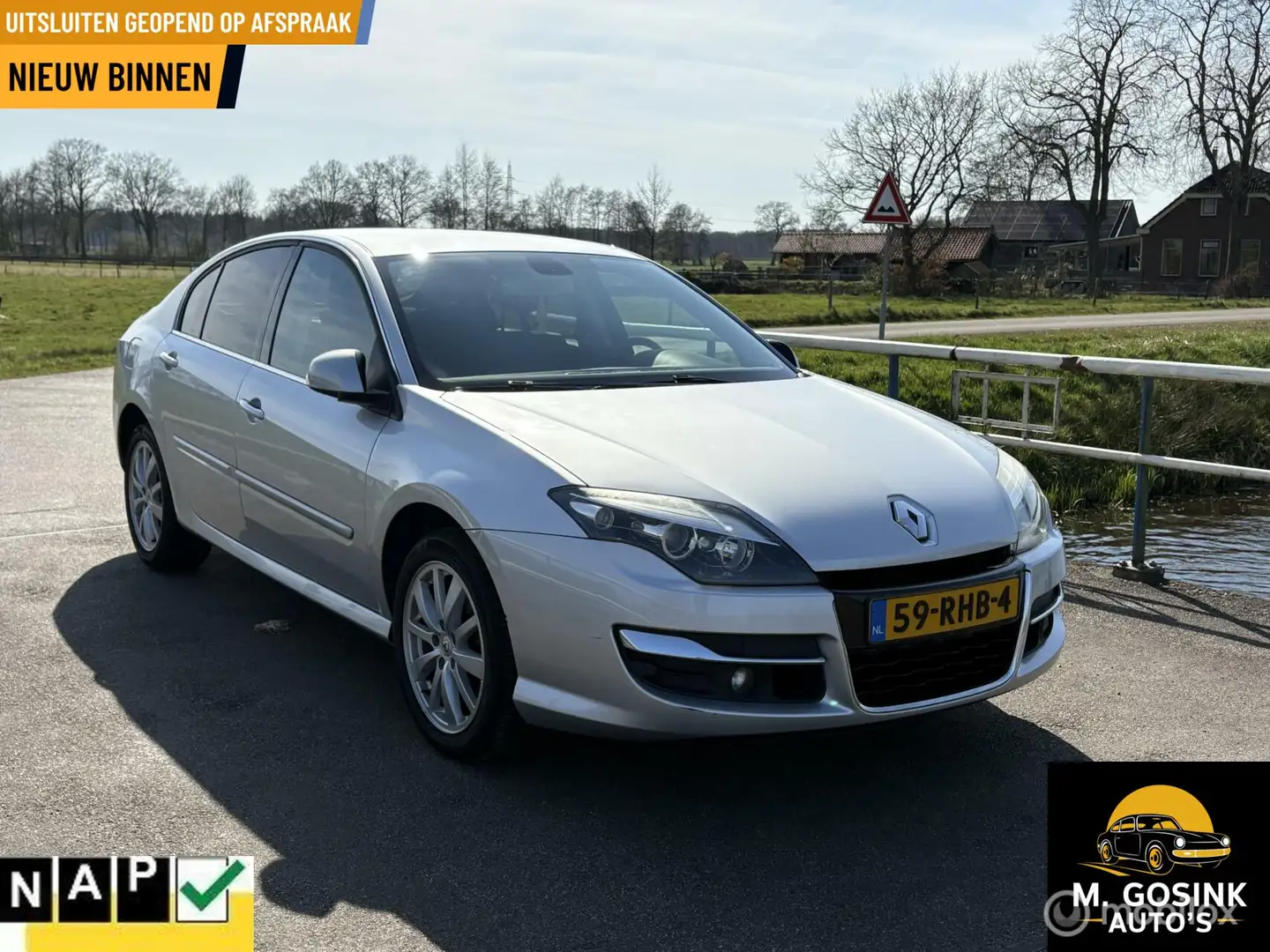 Renault Laguna 2.0 Dynamique Grijs - 1