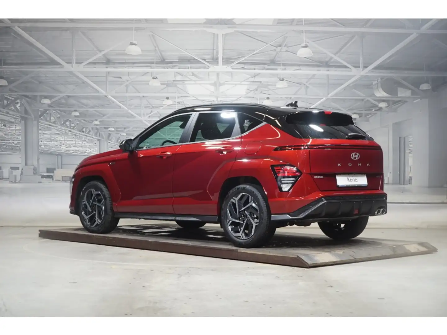 Hyundai KONA 1.6 T-Gdi DCT 4WD N LINE LED Rückfahrkamera Rot - 2