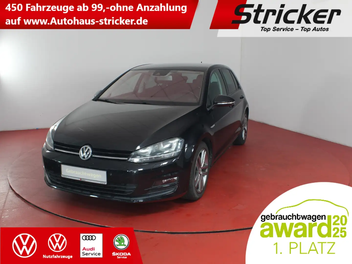 Volkswagen Golf Cup 1.4TSI DSG TÜV bis 05/27 Navi Xenon Negro - 1