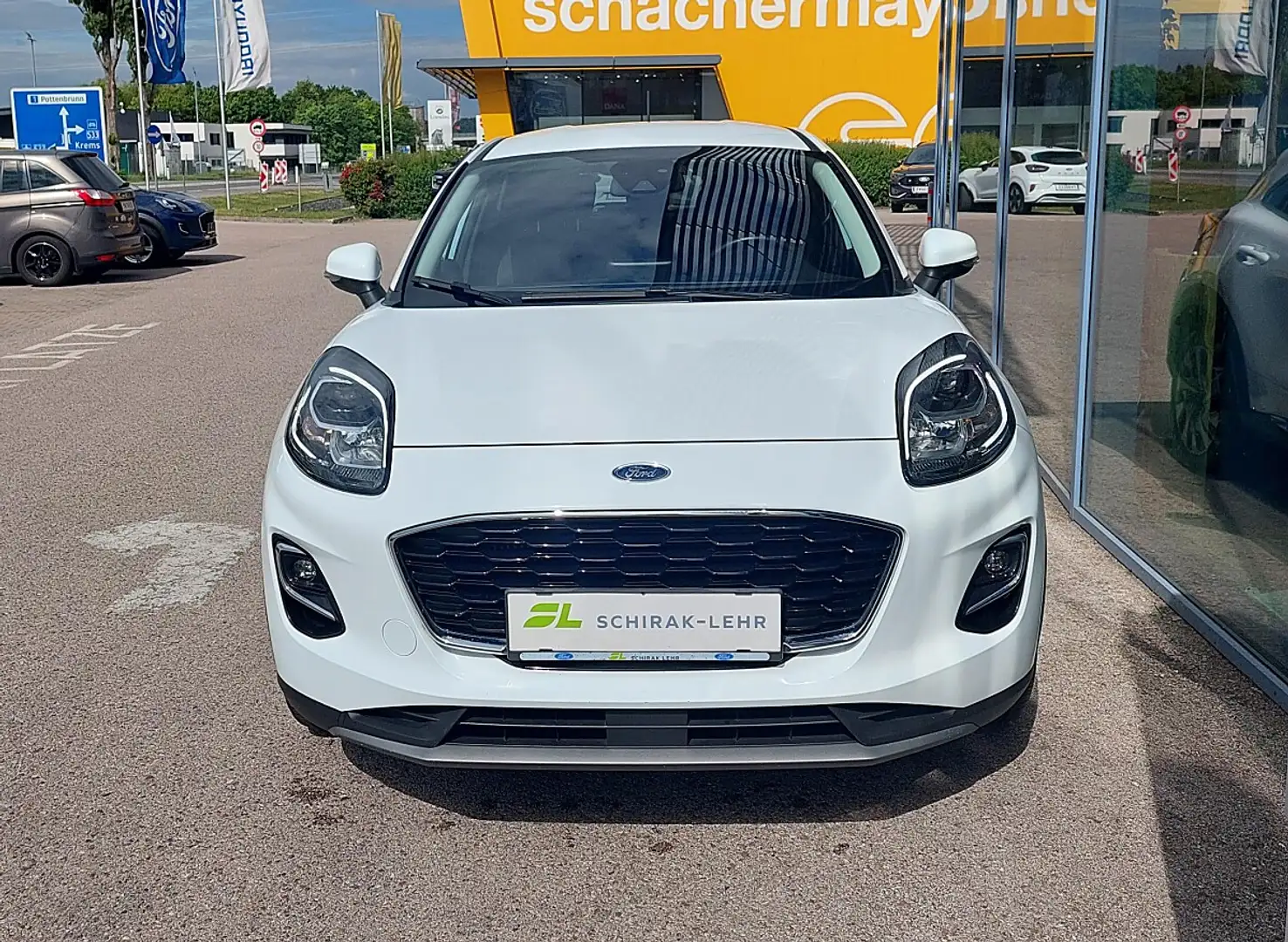 Ford Puma 1,0 EcoBoost Hybrid Titanium Weiß - 2