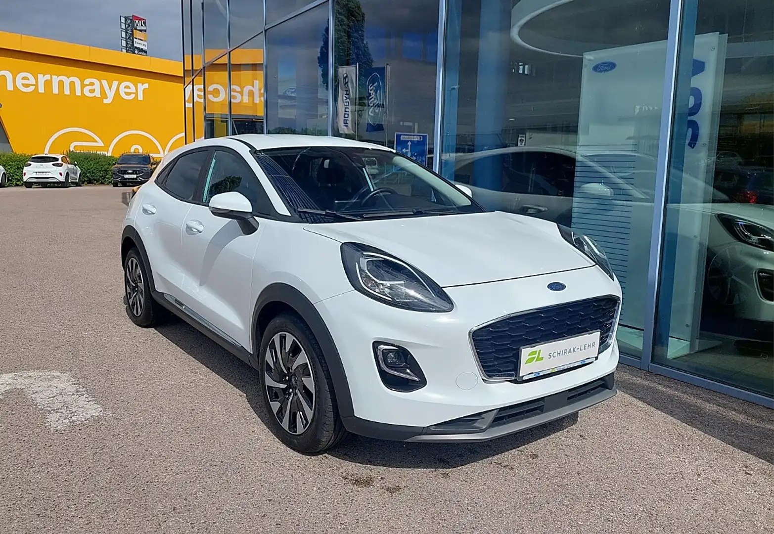 Ford Puma 1,0 EcoBoost Hybrid Titanium Weiß - 1