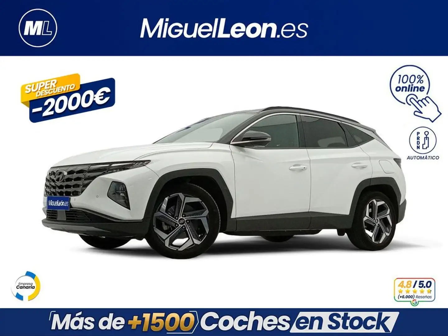 Hyundai TUCSON 1.6 TGDI PHEV Maxx AT Blanc - 1