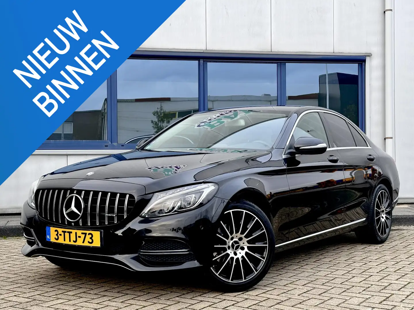 Mercedes-Benz C 180 l NL Auto l Dealeronderhouden l NAP l Zwart - 1
