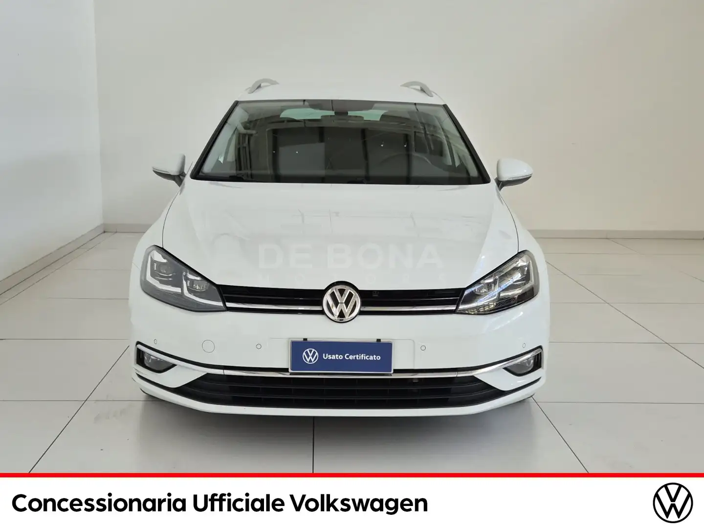 Volkswagen Golf Variant variant 1.6 tdi executive 115cv Bianco - 2