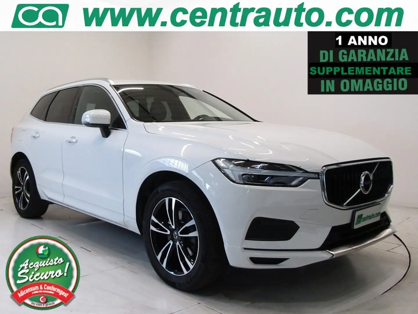 Volvo XC60 D4 2.0D Manuale AWD  5P * GANCIO TRAINO * Bianco - 1