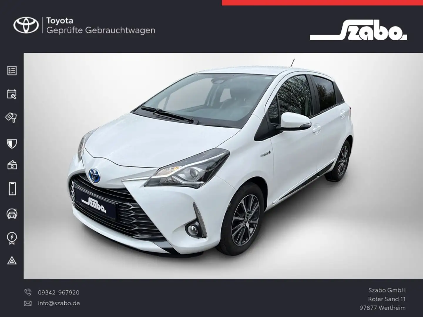 Toyota Yaris Hybrid 1.5 VVT-i Team Deutschland Blanco - 1