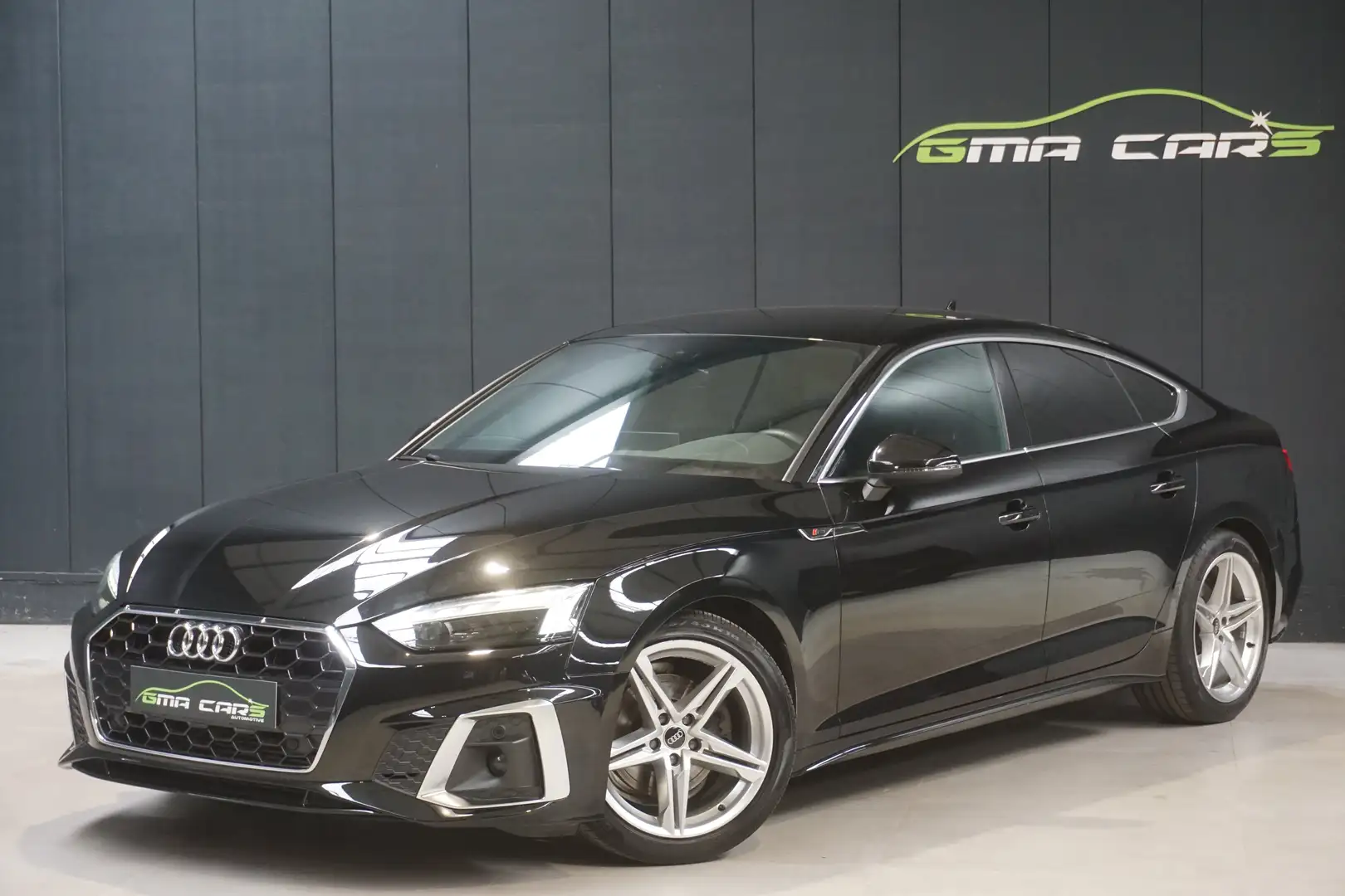 Audi A5 A5 Sportback 35 TFSI S line Automaat-Navi-Garantie Zwart - 1