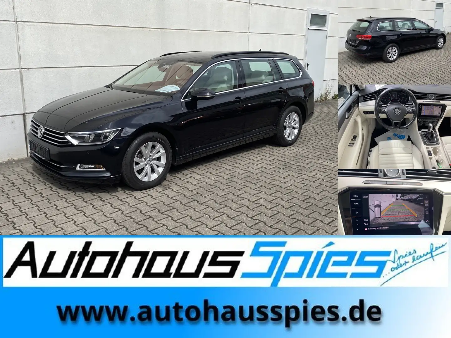 Volkswagen Passat Variant 1.6 TDI Comfortline RKam ACC Ledr Beige C Schwarz - 1