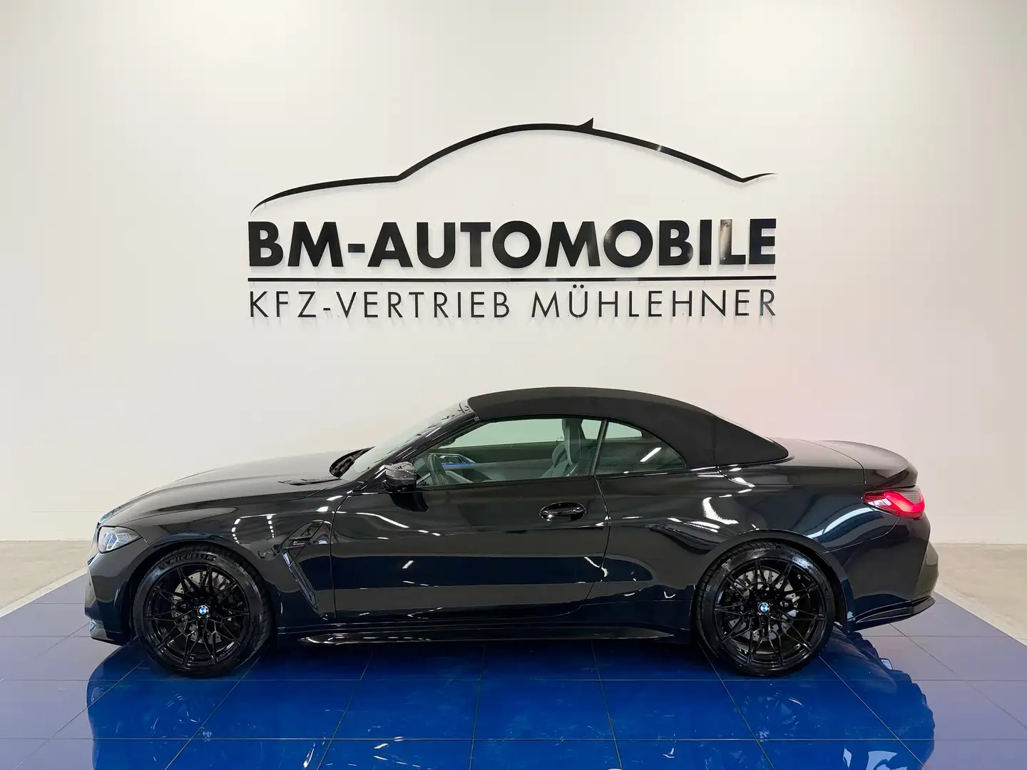 BMW M4 Competition xDrive Cabrio,Laser,Carbon,H&K,Voll Schwarz - 2