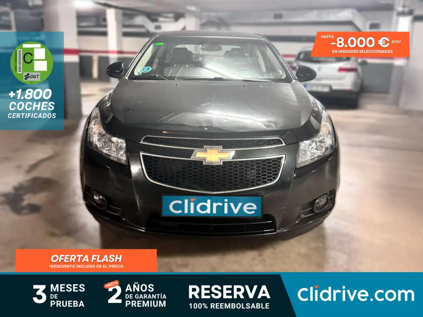 Chevrolet Cruze 1.8 LTZ Aut. Zwart - 1