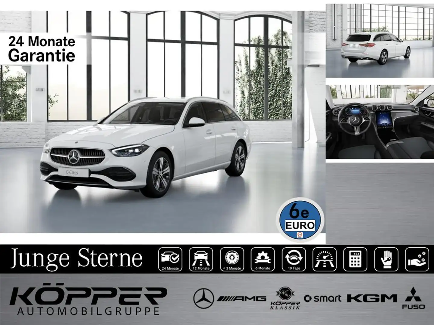 Mercedes-Benz C 180 T Avantgarde Advanced PLUS White Line Weiß - 1