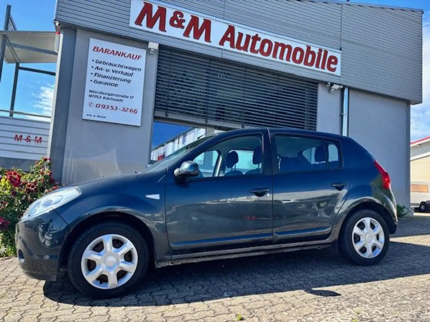 Dacia Sandero 1.2i Laureate**LPG-Gas+Klima+4-türi.+Eu5 Gris - 1