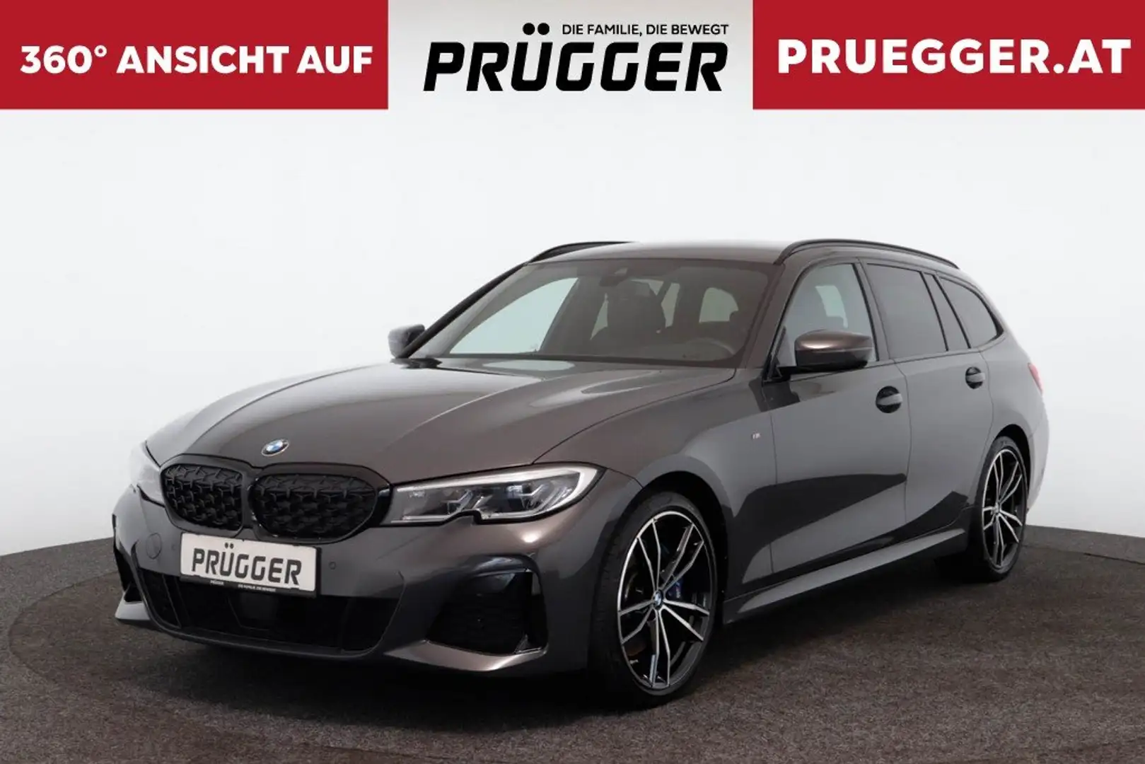 BMW 340 M340d xDrive Touring 48V Autom LASER AHV NAVI Grau - 1
