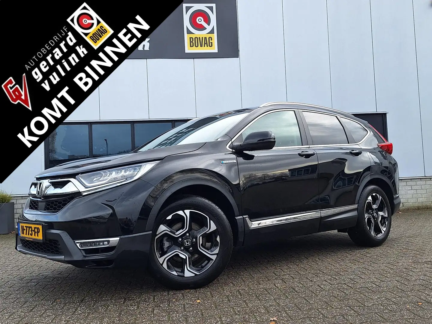 Honda CR-V 2.0 Hybrid Lifestyle ADAP CRUISE CAMERA TREKH. Zwart - 1