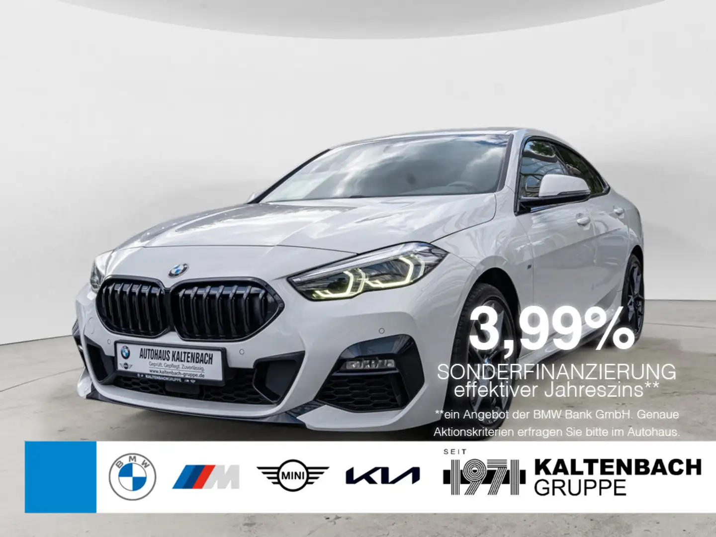 BMW 220 d Gran Coupe M-Sport LED W-LAN NAVI SHZ Blanc - 1