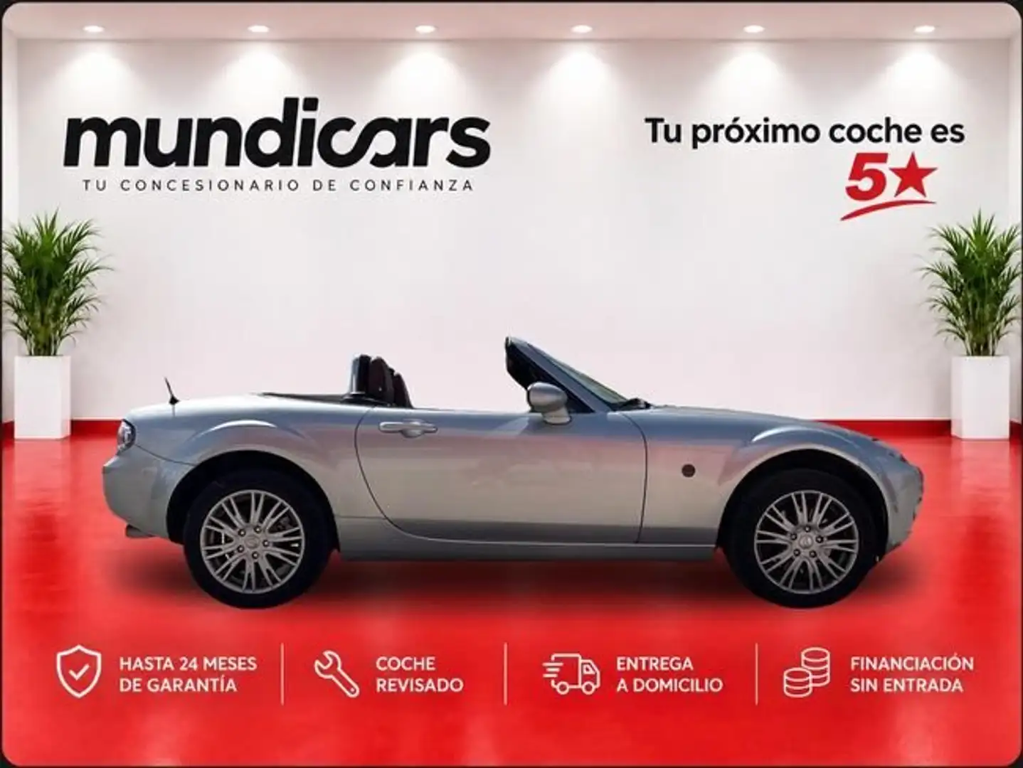 Mazda MX-5 Roadster Coupé 1.8 Active+ Gris - 2