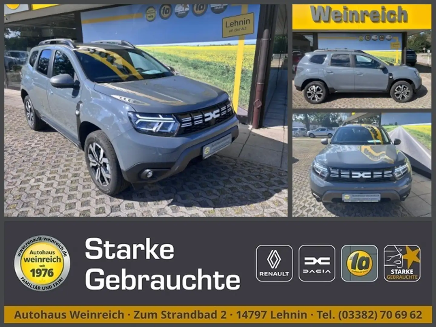 Dacia Duster Automatik mit Klima & CarPlay Klima Navi Grau - 1
