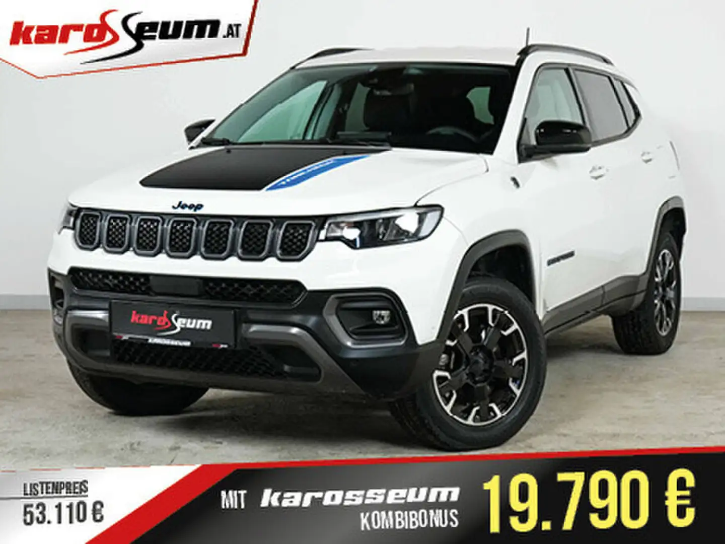 Jeep Compass Trailhawk | TRAUMZUSTAND | Allrad | 240 PS Weiß - 1