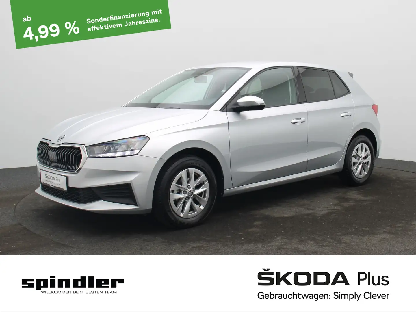 Skoda Fabia Active 1.0 TSI / LED, PDC, SHZ, SmartLink Argent - 1