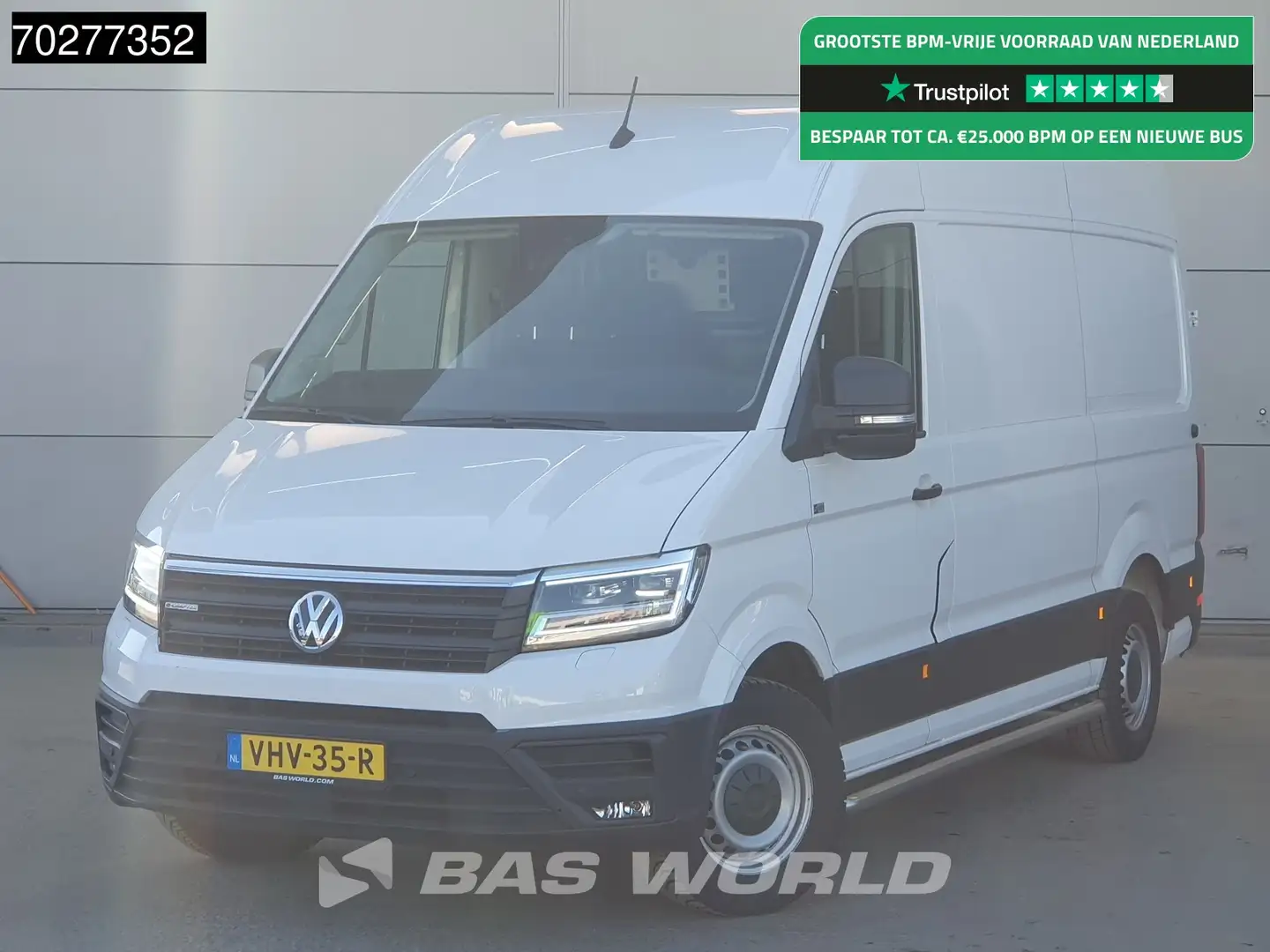 Volkswagen Crafter 136pk Elektrisch WLTP 115KM Automaat L3H3 Navi LED Wit - 1