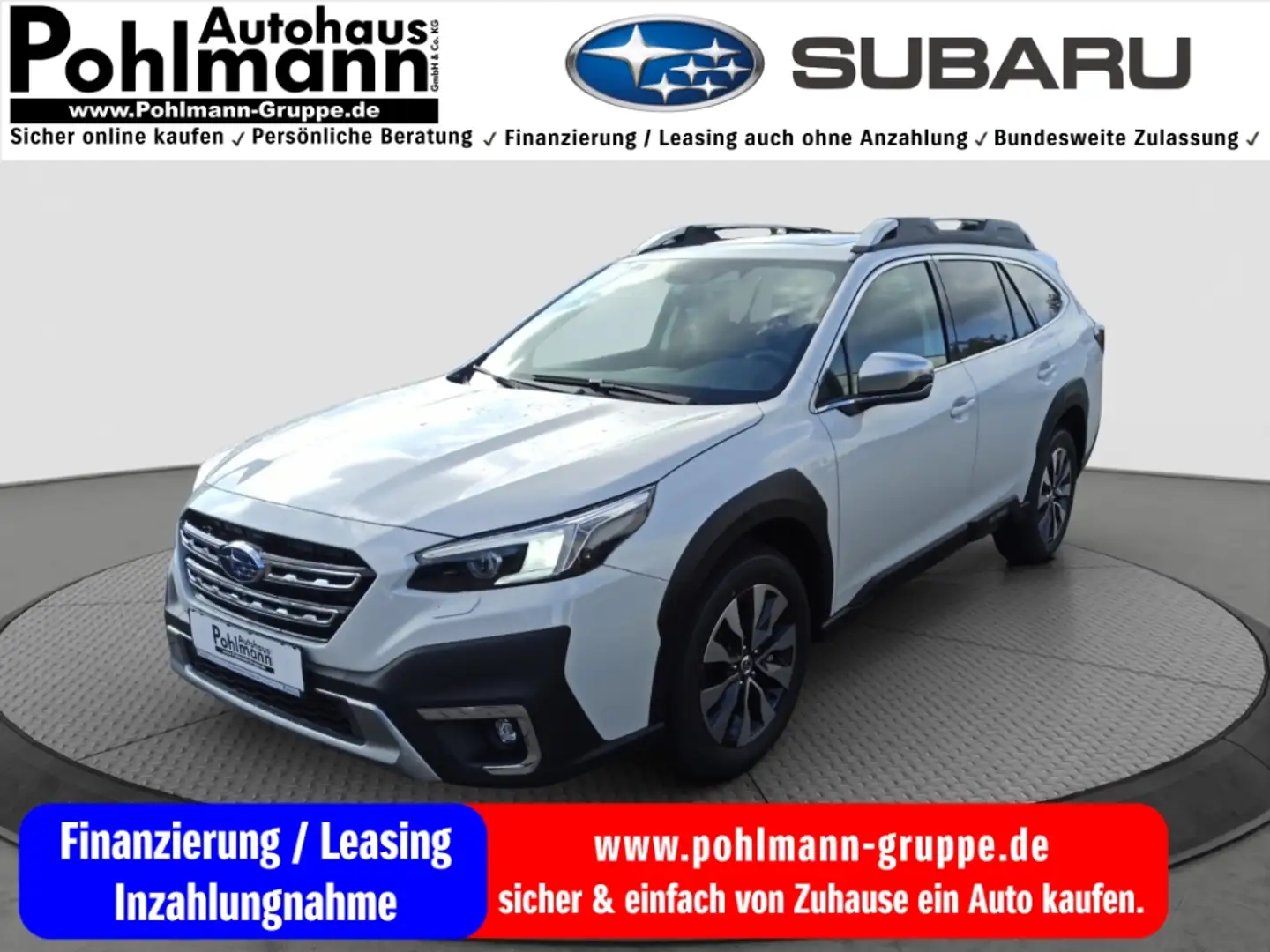 Subaru OUTBACK Platinum 2.5i Allrad Navi Leder Memory Sitze LED K White - 1